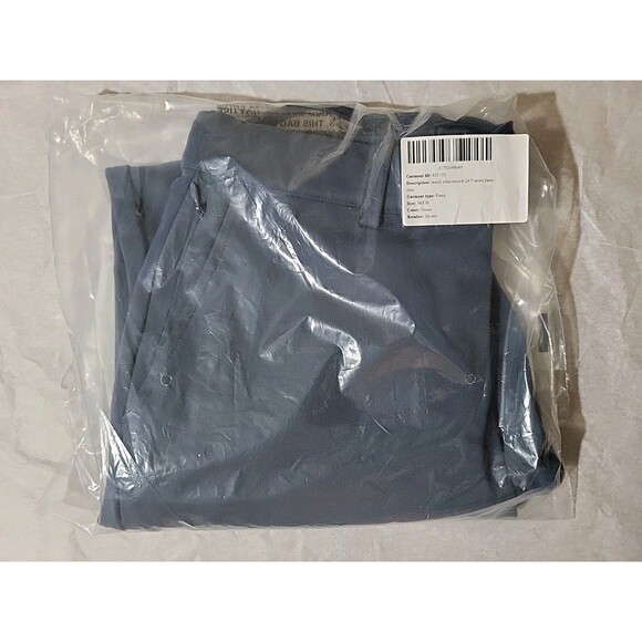 Quince Ultra Stretch 24/7 Smart Chino Ocean Blue Dress Pants Size 30X30 Neutral - Picture 4 of 12